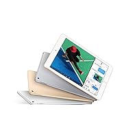 Apple iPad with WiFi, 32GB, Silver (2017 Model) (Renewed)