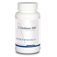 E-Mulsion 200©– Emulsified, Enhanced Absorption, Vitamin E, Mixed Tocopherols, Antioxidant, Cardiovascular Health, Immune Support 90 caps