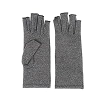CHUNCIN - Arthritis Compression Gloves Protective Gloves Half Finger Gloves Arthritis Pain Relief Gloves for Tendonitis Muscle Strains Joint M (Size : S)