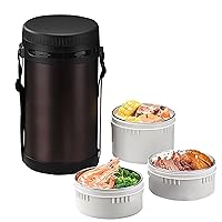 Goodful Vacuum Sealed Insulated Food Jar with Handle Lid, 16 Ounce  Stainless Steel Thermos, Lunch Container, 16 Oz, Sage