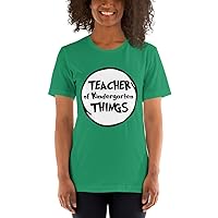 Teacher of Kindergarten Things, National Reading Month T-Shirt, Funny Teacher Educator Shirt