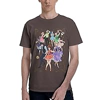 Love Chunibyo Other Delusions T-Shirt Cartoon Design 3D Printed Shirts for Mens Latest Style Short Sleeve Shirt Black