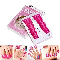 26pcs/set 10 Sizes G Curve Shape Nail Protector Varnish Shield Finger Cover Spill-Proof French Stickers Manicure Nail Art Tools