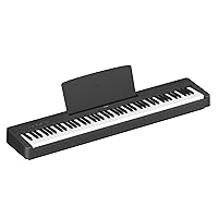 Yamaha P-145 Black Digital Piano - Lightweight and Portable Digital Piano with the Graded-Hammer Compact Keyboard with 88 Weighted Keys and 10 Instrument Sounds