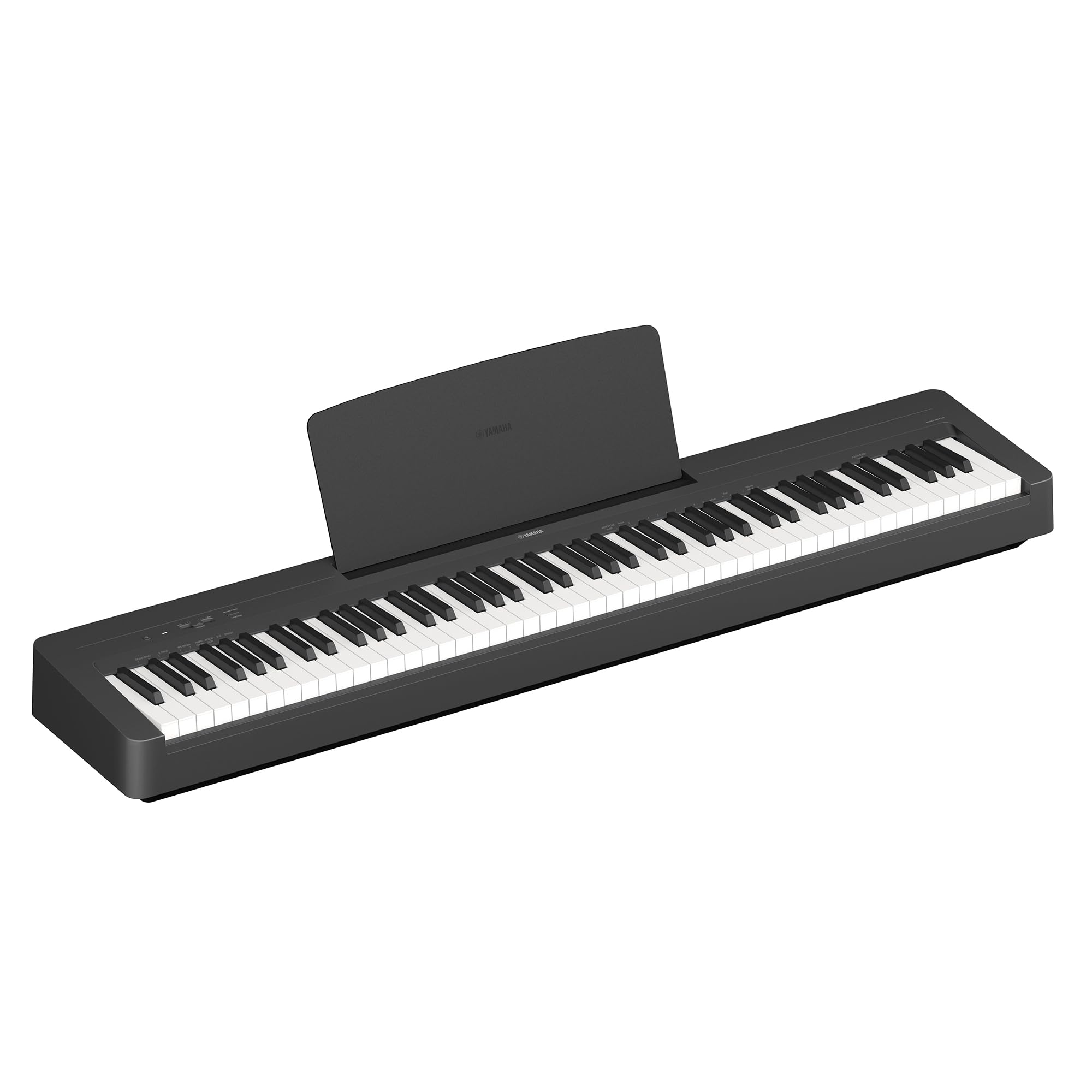 Yamaha P-145 Digital Piano, Schwarz – Leichtes und tragbares Digital Piano mit der Graded-Hammer-Compact Tastatur mit 88 gewichteten Tasten und 10 Instrumentenklängen