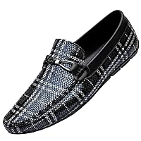 Men's Boat Shoes Genuine Leather Loafers Driving Moccasin Slip-on Loafers Walking Shoes for Men