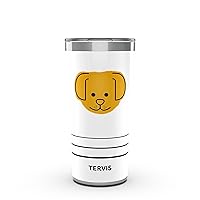 Tervis Traveler Pet Face Triple Walled Insulated Tumbler Travel Cup Keeps Drinks Cold & Hot, 20oz, Pup