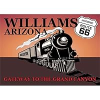 MGAZW Arizona Train-Williams Magnet, Orange