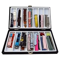 Storage Box Leather Case Organizer for Apples Watch Bands & Accessories