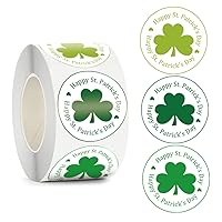 Stickers and Stickers of Stickers of The Day of Patricio sticulant Green Shamrock selete of Clover Lucky for Irish Party Supply 500pcs