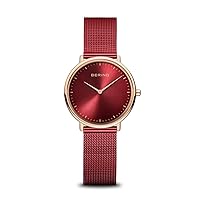 BERING 15729-363 Women's Analogue Quartz Watch with Milanese Strap, Bracelet