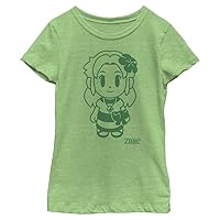 Nintendo Girl's Zelda Avatar Outline T-Shirt