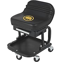 Northern Tool + Equipment Mechanic's Roller Seat with Built-in Storage — 300-Lb. Capacity