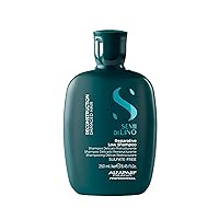 Semi Di Lino Reconstruction Reparative Shampoo for Damaged Hair - Color Safe, Hydrating Shampoo for Dry Hair - Restores Fiber & Elasticity - Sulfate & Paraben Free - Vegan (8.45 oz)