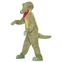 Forum Novelties Men's What A Croc Plush Crocodile Mascot Costume, Green, One Size