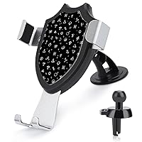Occult Gothic Symbol Novelty Phone Holders for Car Cell Phone Car Mount Hands Free Easy to Install