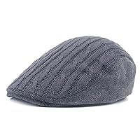 Hunting Hat Comfortable Men's Premium Wool Beachwear Flat IVY Newsboy Hat Collection for Fishing Hiking (Color: Coffee, Size: Free Size)