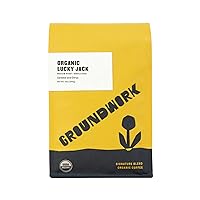Groundwork Certified Organic Ground Coffee, Lucky Jack, 12 oz Bag