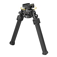 CVLIFE Bipod Tactical Rifle Bipod Swivel Tilting 360 Degrees Adjustable Quick Release Picatinny Bipod for Shooting and Hunting