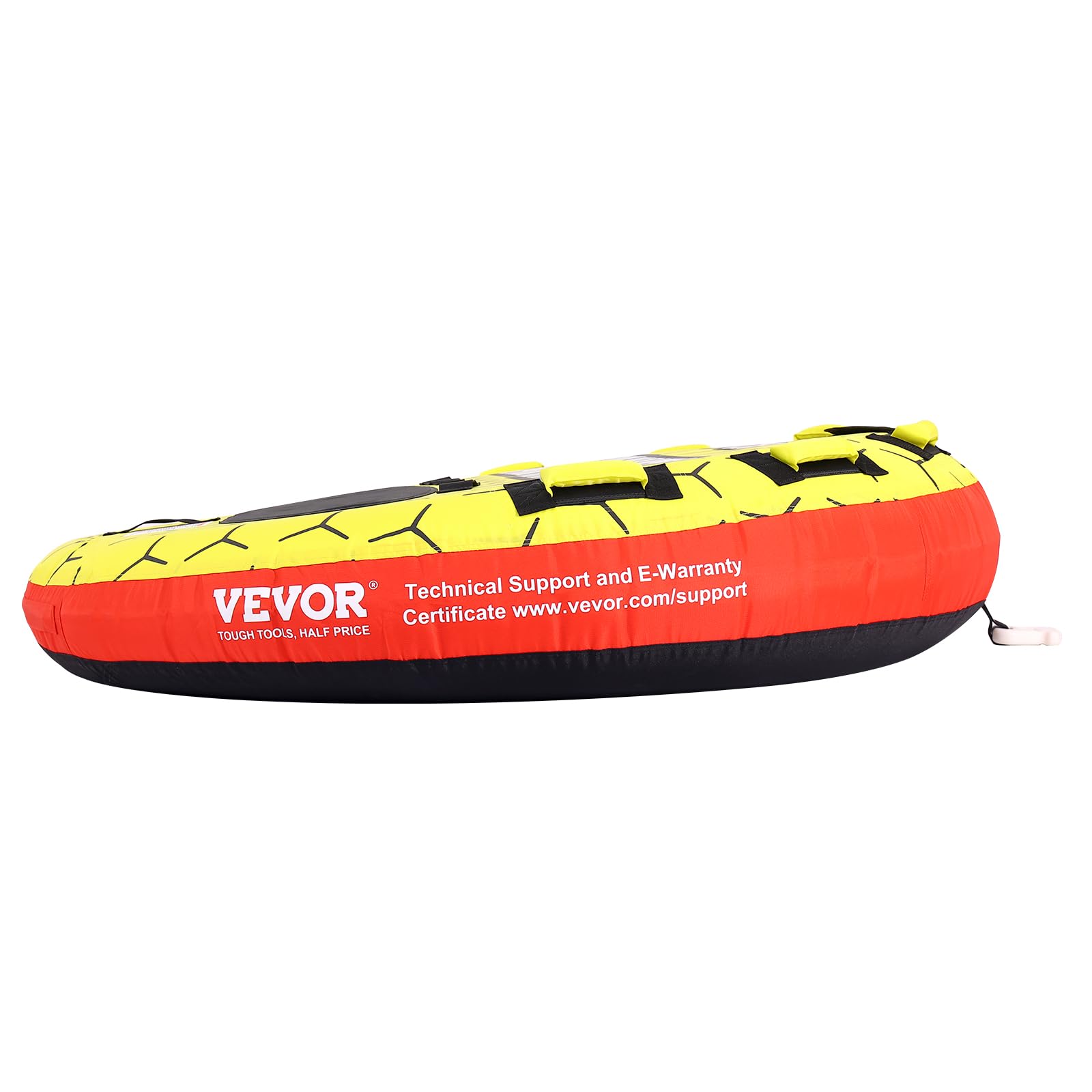 VEVOR Towable Tube for Boating, 1-3 Riders Inflatable Boat Tubes and Towables, 510 lbs, 63