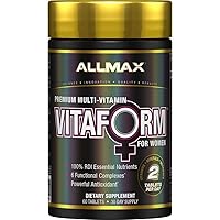 ALLMAX Nutrition – VITAFORM for Women – Multi-Vitamin for Women – 30-Day Supply