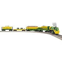 Lionel John Deere Freight LionChief 5.0 Electric O Gauge Train Set with Bluetooth & Remote