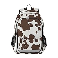 ALAZA Cow Print Laptop Backpack Purse for Women Men Travel Bag Casual Daypack with Compartment & Multiple Pockets