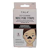 Cala Charcoal nose pore strips 6 count, 6 Count