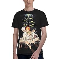Anime Manga The Promised Neverland T Shirt Men's Novelty Tee Summer O-Neck Short Sleeves T-Shirts