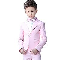 UMISS Boys' 2 Pieces Suit Formal One Button Jacket Pants