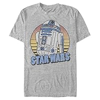 STAR WARS Big & Tall R2 Cartoon Men's Tops Short Sleeve Tee Shirt