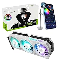 GALAX GeForce RTX™ 4070 Ti Super EX Gamer White 1-Click OC, Xtreme Tuner App Control, 16GB, GDDR6X, 256-bit, DP*3/HDMI 2.1/DLSS 3/Gaming Graphics Card (with Graphics Card Brace Support)