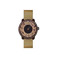 Mistura Marco Watch, Wooden Watches, Marco Design, Timepieces, Handmade Watches (Miyuki XL Gold)