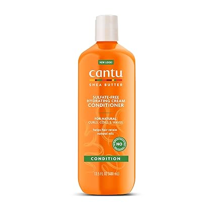 Cantu Hydrating Cream Conditioner with Shea Butter for Natural Hair, 13.5 fl oz (Packaging May Vary)