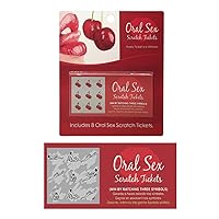 -Oral Sex Scratch Tickets - in English, Spanish, French and German!, Multi-colored