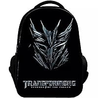 Student Transformers Printed Daypack Water Resistant Daily Bookbag-Durable Bagpack for Travel,Outdoor