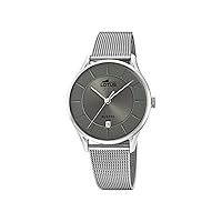 Lotus Men's Watch 18405/B Outlet Silver Stainless Steel Case Silver Stainless Steel Strap, Single-Coloured, Bracelet