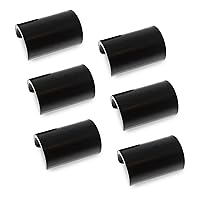 Terricraft's The Original Bimini Boat Clip - Round or Square tubing - Clips for Boat Rails and T-Tops - Holds Towels and Clothes for Drying, Privacy and Convenience Black Round 1