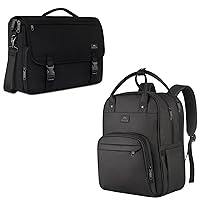 MATEIN Messenger Bag for Men, Women Briefcases Lightweight Men's Laptop Bag 15.6 inch Water Resistant Satchel Bags, Nurse Backpack for Women, Water Resistant Laptop Backpacks with Removable Organizer