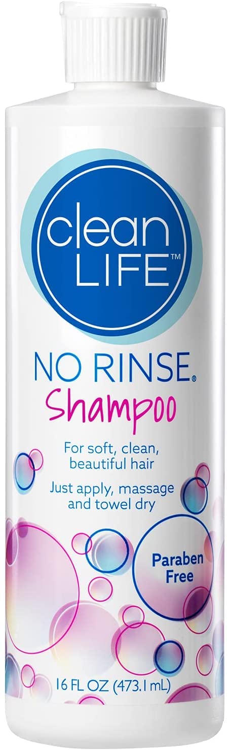 No-Rinse Shampoo, 16 fl oz - Leaves Hair Fresh, Clean and Odor-Free, Rinse-Free Formula