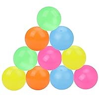 Sticky Balls 10PCS 2.4 Inch Glow in The Dark Dream Balls 5 Colors Elastic Ceiling Balls Stress Relieving Balls Sticky Balls