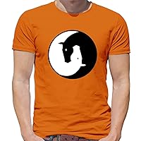 Yin Yang Horses - Mens Premium Cotton T-Shirt