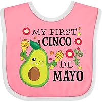 inktastic My 1st Cinco De Mayo Cute Smiling Avocado Baby Bib