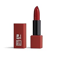 MAKEUP - Vegan - Cruelty Free - The Lipstick 270 - Dark Red Lipstick - 5h Lasting Lipstick - Highly Pigmented - Matte - Vanilla Scented - Lipstick with Magnetic Cap