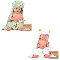 KeaBabies Baby Hooded Towel and Bamboo Viscose Baby Towel Infant Towels - Large Hooded Towel - Baby Bath Towel with Hood for Girls, Babies, Newborn Boys