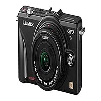 Panasonic Lumix DMC-GF2 12 MP Micro Four-Thirds Mirrorless Digital Camera with 3.0-Inch Touch-Screen LCD and 14-42mm Lens (Black)