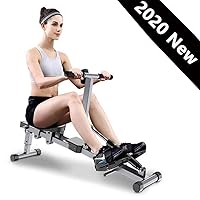 Foldable Rowing Machines Rowing Machine for Home Use Foldable, Fitness Machine Apply to Indoor Weight Loss Foldable Slimming Abdomen Safe and Healthy Exercise