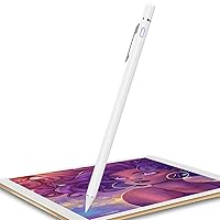 Stylus Pen for iPad,Pencil for iPad Pro 12.9/11/10.5/9.7 Inch Air 4/3/2/1 iPad 9/8/7/6/5/4/3/2 Mini 6/5/4/3/2/1 Generation Alternative Drawing Writing Digital,White,BUTENY-Stylus-White