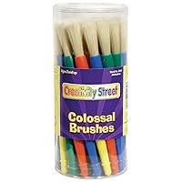 Chenille Kraft Creativity Street Colossal Extra Large Plastic Brushes, 30/Pack (PAC5160) (CK-5160)