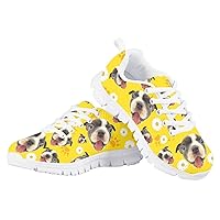 Kids Sneakers Boys Girls Running Tennis Walking Shoes Lightweight Breathable Sport Shoes White Sole
